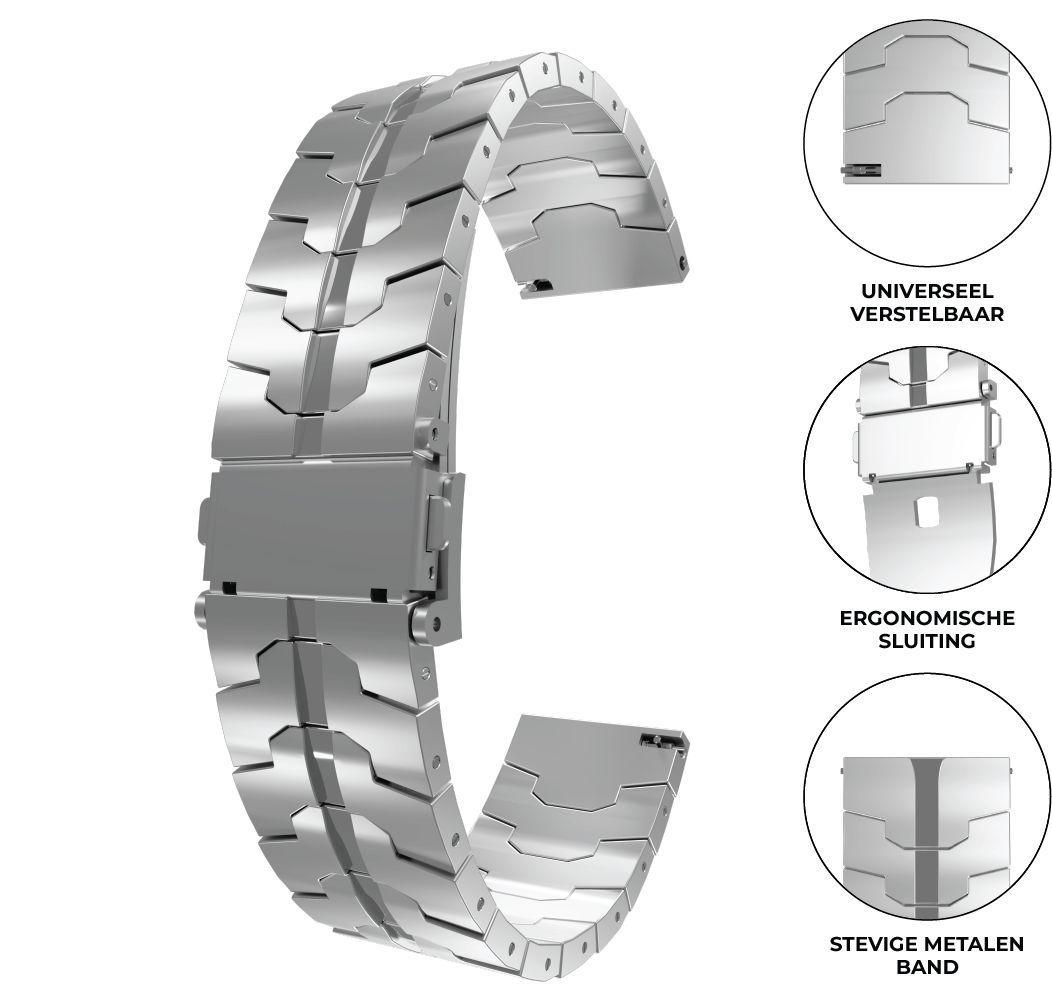 android-galaxy-5-universal-steel-iron-band-silver