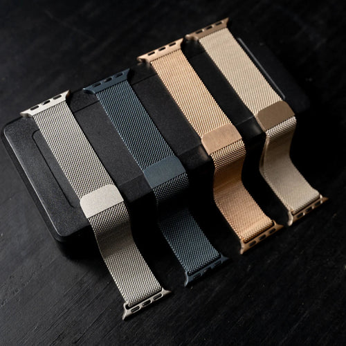 Correa milanese Apple Watch (plateada)