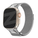 Bandz Apple Watch Milanese Strap 'Mecha' (Titanium Silver)