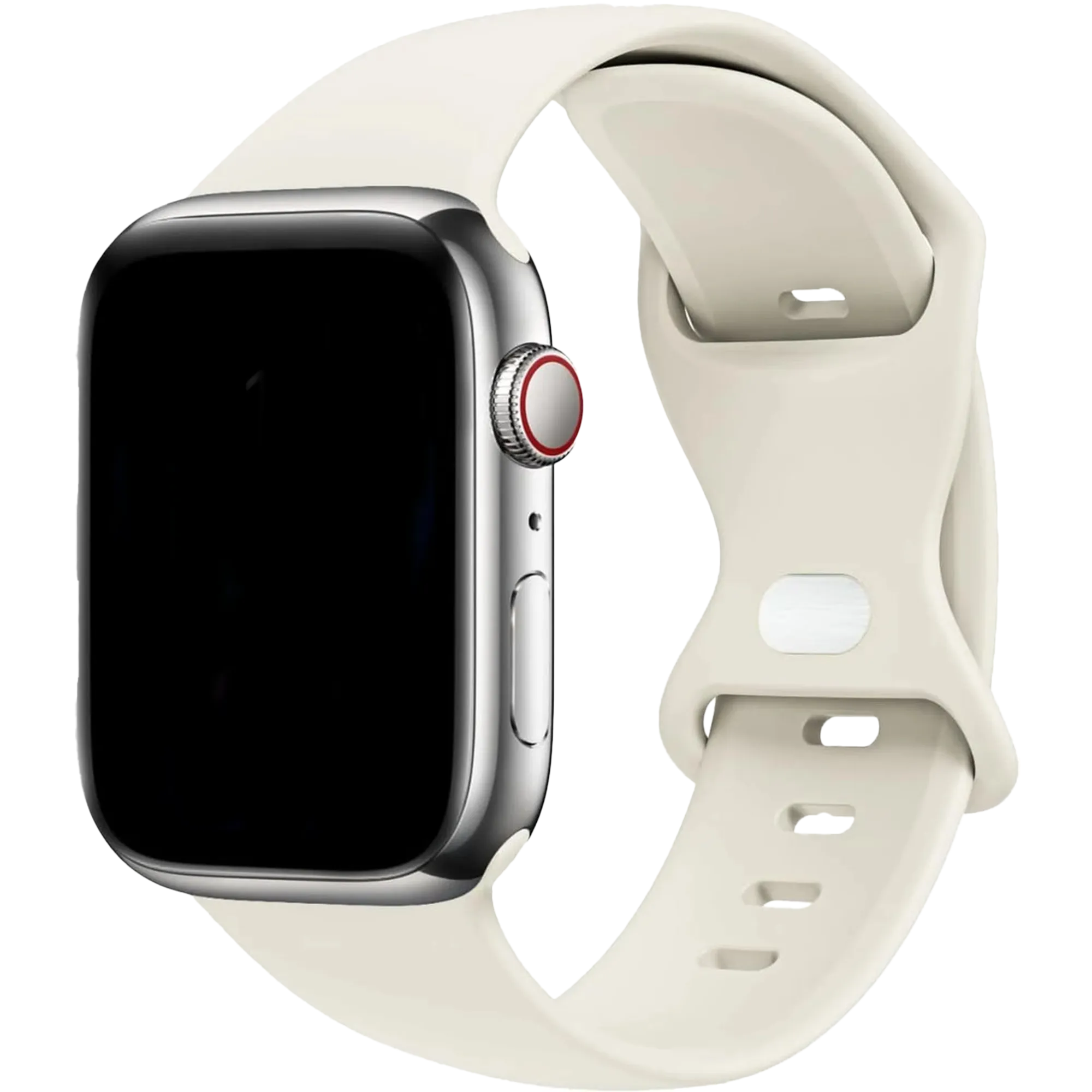 Correa silicona 'Classic' Apple Watch (beige)