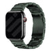 Correa acero Apple Watch (verde oscuro)