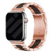 Correa acero Apple Watch (oro rosa/negro)
