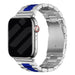 Correa acero Apple Watch (plata/azul)
