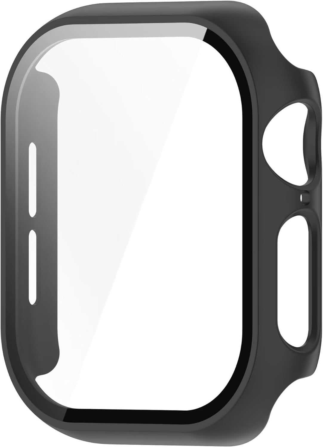 Funda dura con vidrio Apple Watch 11 (negro)