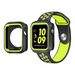 Correa deportiva Apple Watch 7 + Funda TPU (negro/amarillo)