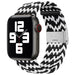 Correa trenzada Apple Watch (negro/blanco)