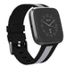 Correa de lona Apple Watch (negra/gris)