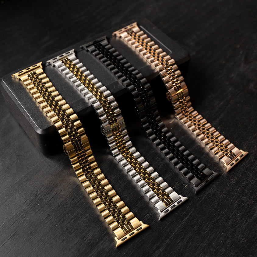 Correa acero Jubilee Apple Watch (dorado)