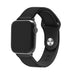Correa híbrido cuero Apple Watch (negro)