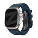 Bandz Correa silicona 'Luxe Liqiud' Apple Watch (azul con negro) 