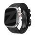 Bandz Correa silicona 'Luxe Liqiud' Apple Watch (negro con negro)