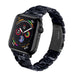 Correa resina Apple Watch (negra/blanca)