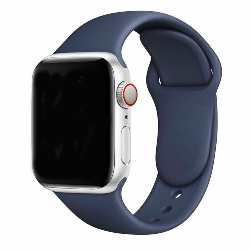 Correa silicona Apple Watch (azul oscuro)