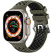 Correa deportiva Apple Watch con hebilla (verde militar/negro)