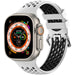 Correa deportiva Apple Watch con hebilla (blanca/negro)