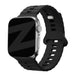 Bandz Correa silicona 'Single Link' Apple Watch (negro)
