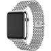 Apple Watch Beaded Steel Strap (Silver)
