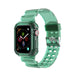 transparente de TPU Apple Watch (verde claro)