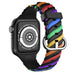 Apple Watch Retorcido Silicona Correa (arco iris)