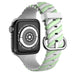 Correa silicona retorcida Apple Watch Ultra (blanco/verde)