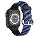 Correa silicona retorcida Apple Watch Ultra (negro/azul)