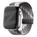 Bandz Correa nylon trenzada con P-buckle Apple Watch (mandala negra) 