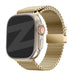 Bandz Apple Watch Milanese Loop Strap with P-Buckle (Gold)