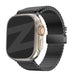 Bandz Apple Watch Milanese Loop Strap with P-Buckle (Black)