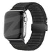Bandz Correa nylon 'de lujo' con P-buckle Apple Watch (negra)