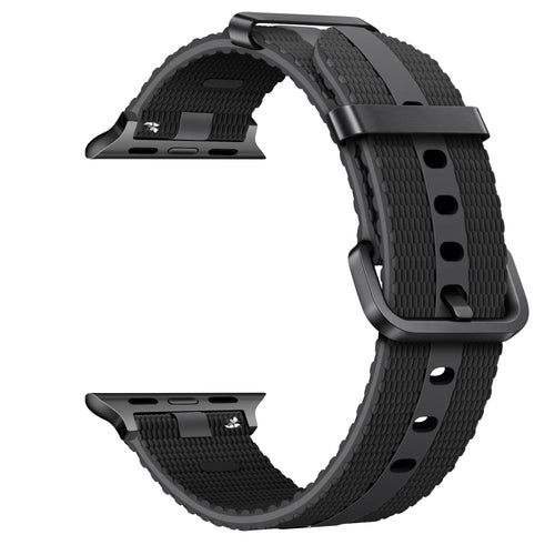 Correa activa silicona Apple Watch (negro)