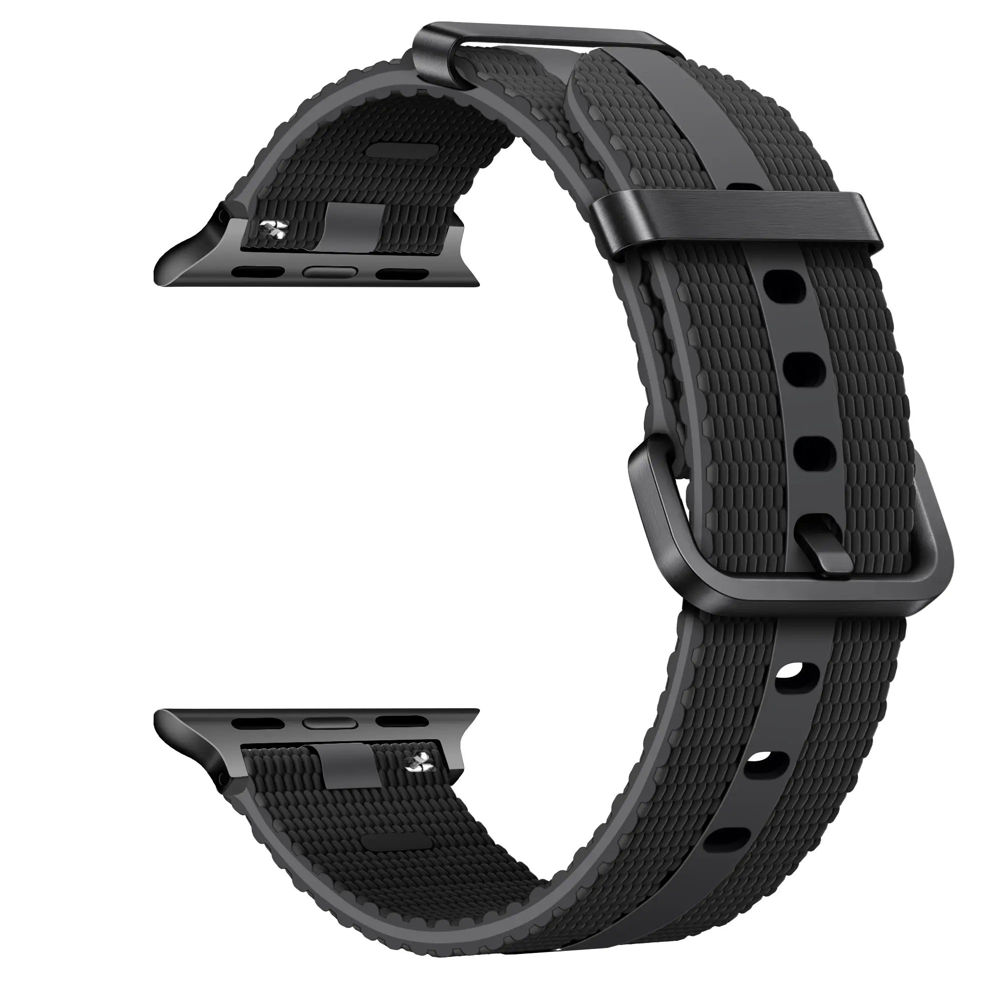 Correa activa silicona Apple Watch (negro)