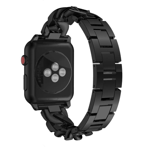Bandz Correa chain diamond Apple Watch (negro)