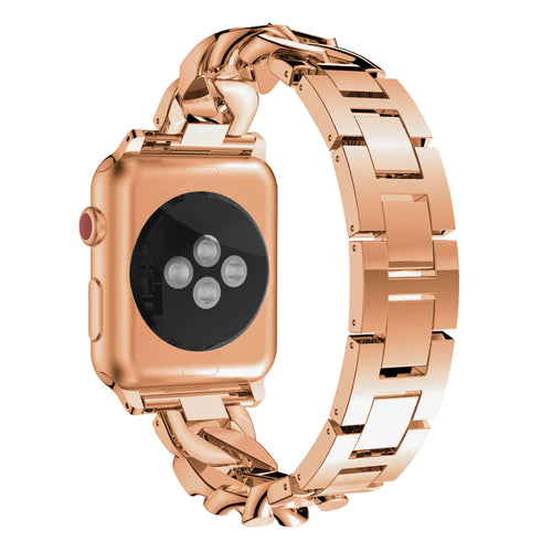 Bandz Correa chain diamond Apple Watch (oro rosado)