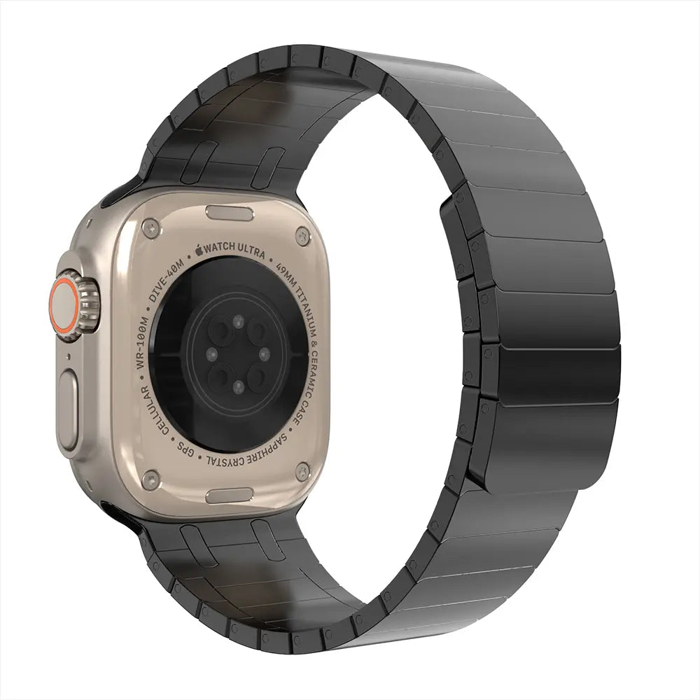 Correa acero magnética premium Apple Watch (negro)