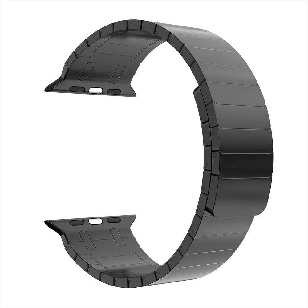 Correa acero magnética premium Apple Watch (negro)