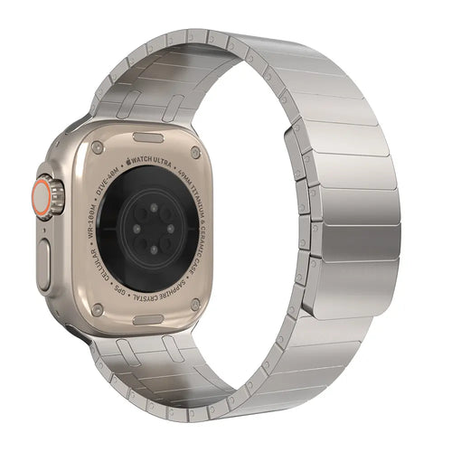 Correa acero magnética premium Apple Watch (oro titanio)