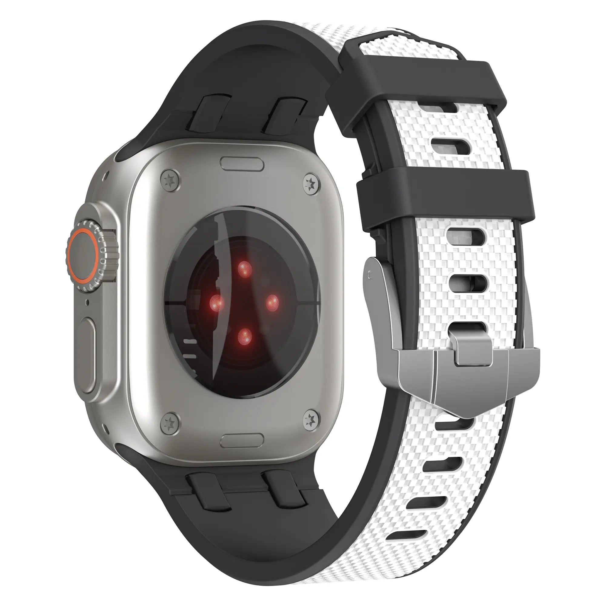 Correa deportiva grain Apple Watch (negro/blanco)