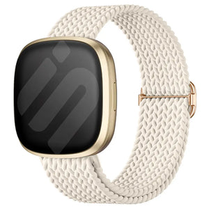 Correa tejido ajustable Fitbit Versa 4 (beige)