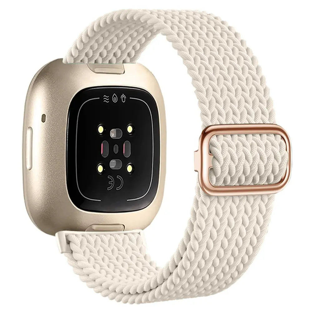 Correa tejido ajustable Fitbit Versa 4 (beige)