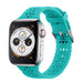 Correa silicona estampado Apple Watch (turquesa)