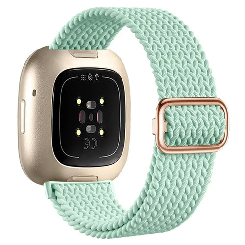 Correa tejido ajustable Fitbit Versa 3 (aqua)