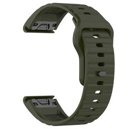 Correa silicona outdoor Garmin Instinct 3 - 45mm (verde militair)
