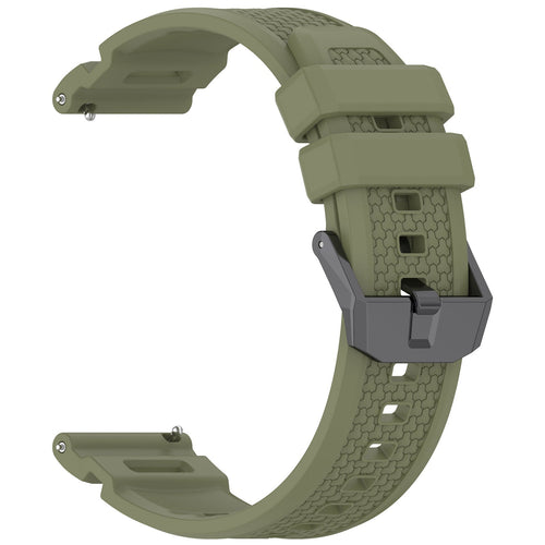 Correa silicona Coros Apex 4 - 46mm (verde militar)