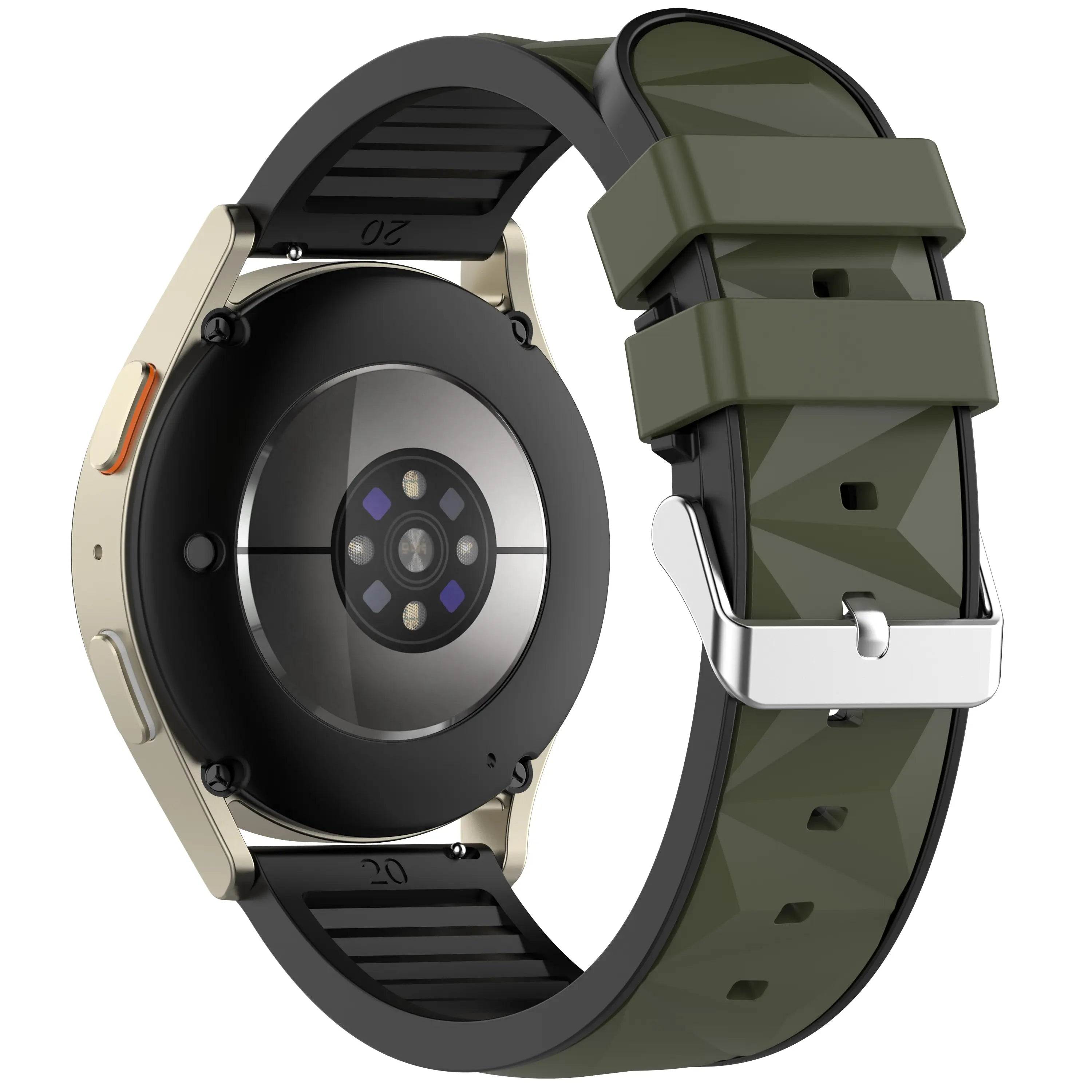 Correa deportiva diamond Polar Vantage M (verde militar/negro)