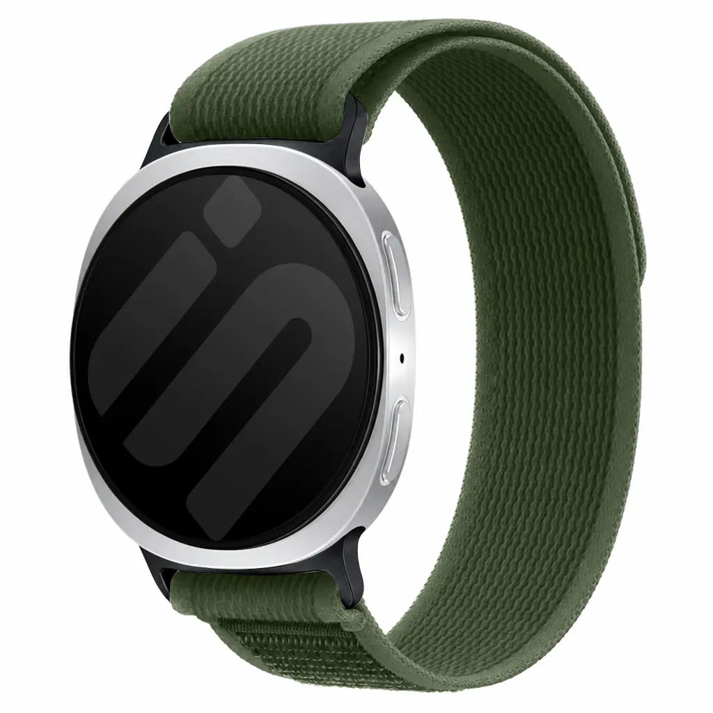 Correa nylon trail Samsung Galaxy Watch 8 - 44mm (verde militar)