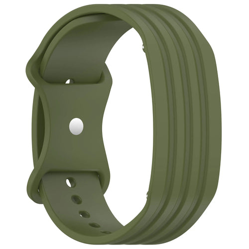 Corea silicone clásico Garmin Cirqa (verde militar)