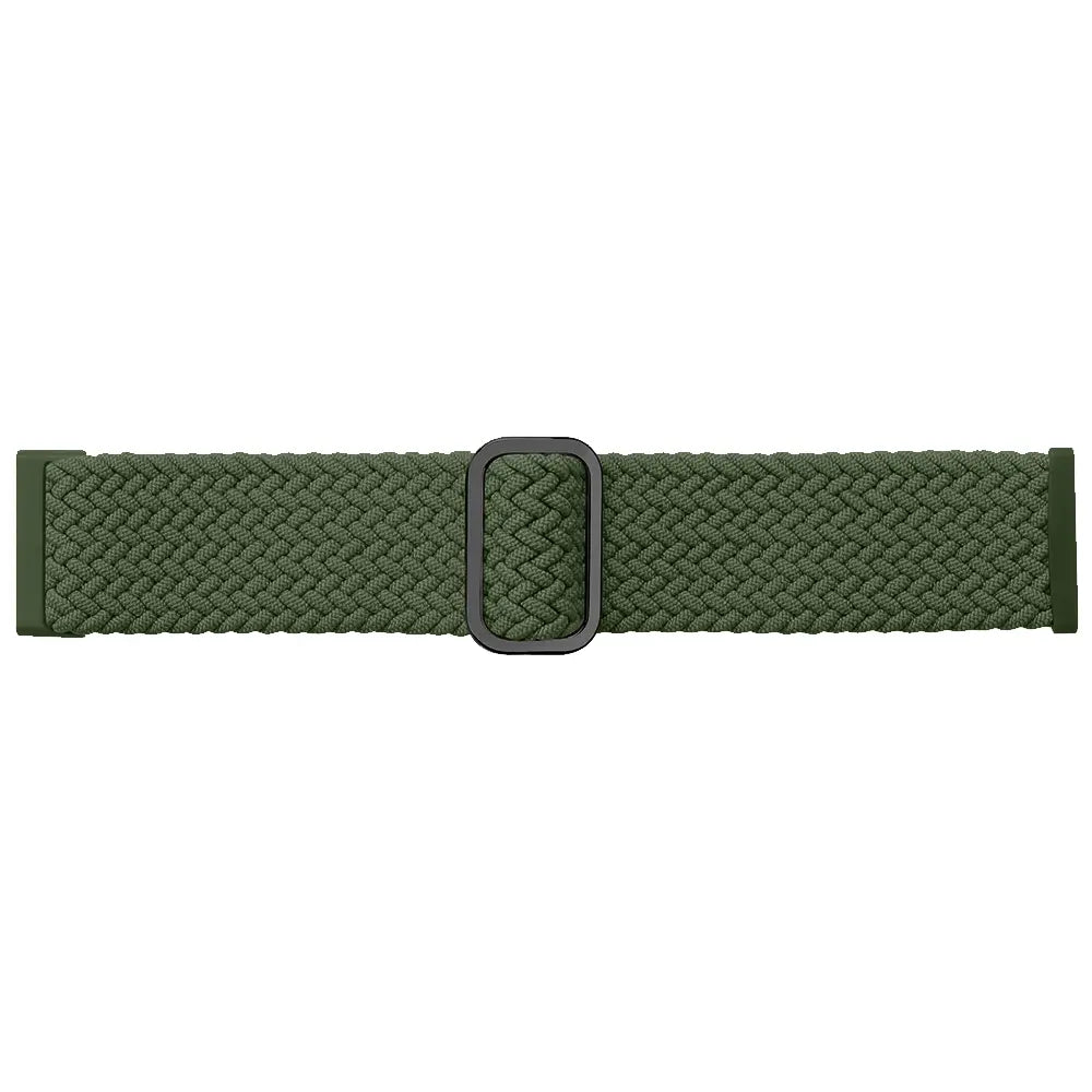 Fitbit Versa 3 Adjustable Woven Strap (Army Green)