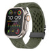 Correa silicona air con P-buckle Apple Watch (verde militar)