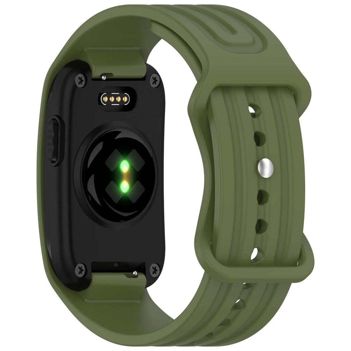Corea silicone clásico Garmin Cirqa (verde militar)