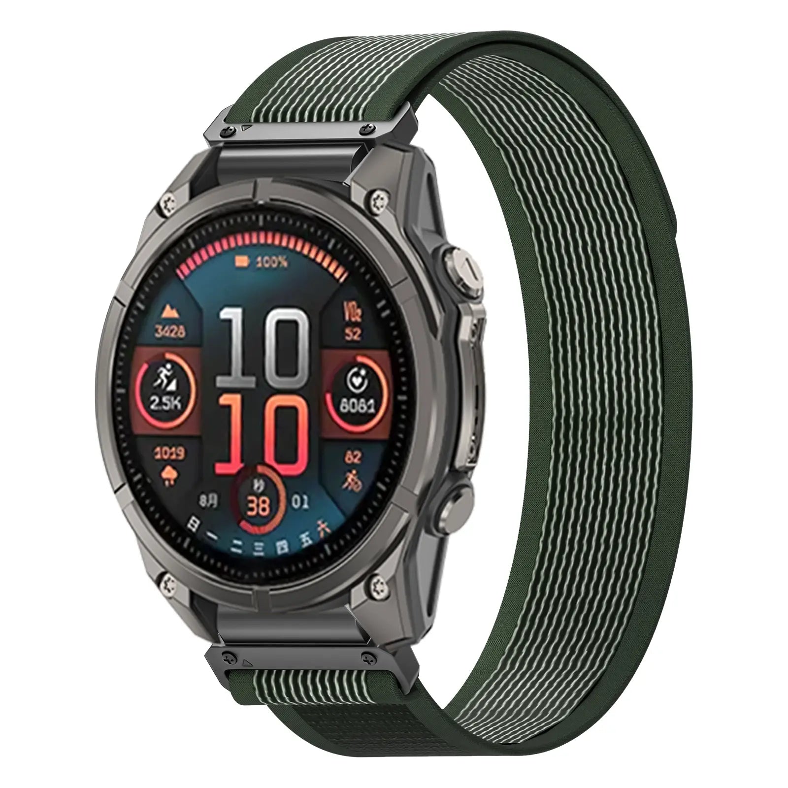 Correa trail loop premium Garmin Instinct (verde militar)